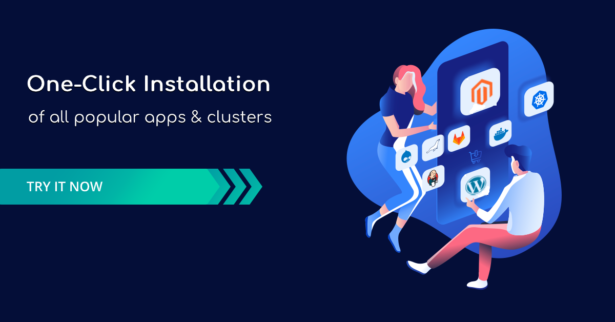 One Click Installations of Popular Apps: Easy Development and Scalable Hosting