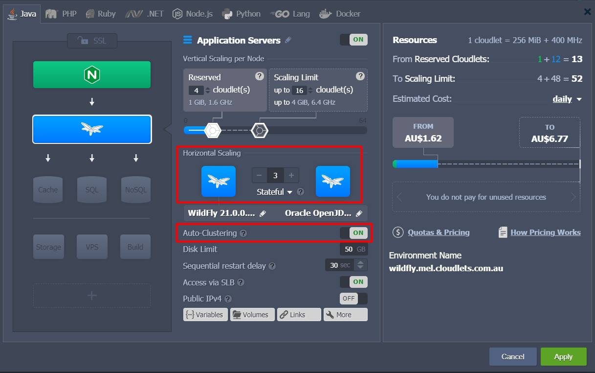 From Standalone to Clusterized: WildFly Auto Scaling in Containers